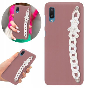 Etui Blink Matowe Ciemny Róż Top Do Samsung M02 4g