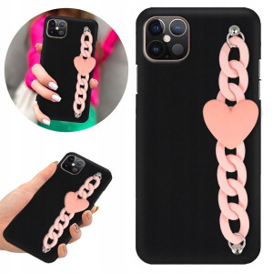 Etui BLINK Matowe Czar Łańcuszek do IPHONE 12 PRO