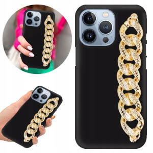 Etui BLINK Matowe Czar Łańcuszek do IPHONE 13 PRO