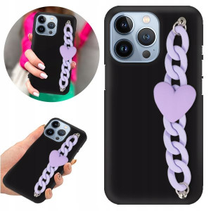 Etui BLINK Matowe Czar Łańcuszek do IPHONE 13 PRO