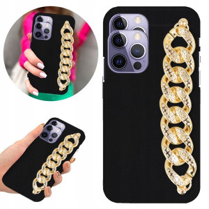 Etui BLINK Matowe Czar Łańcuszek do IPHONE 14 PRO