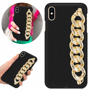 Etui BLINK Matowe Czar Łańcuszek do IPHONE XS MAX