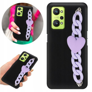 Etui BLINK Matowe Czar Łańcuszek do REALME GT2 5G