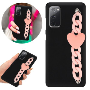 Etui BLINK Matowe Czar Łańcuszek do SAMSUNG S20FE
