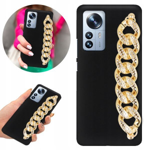 Etui BLINK Matowe Czar Łańcuszek do XIAOMI 12 PRO