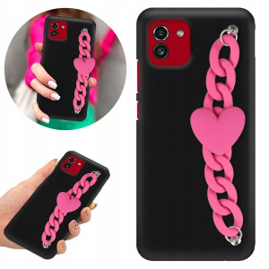 Etui BLINK MATOWE Czarne Case do SAMSUNG A03