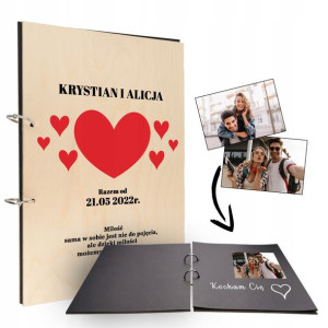 ALBUM BOHO Walentynkowy Prezent dla Zakochanych Wz