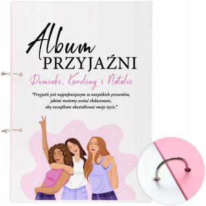ALBUM na Prezent Dla Przyjaciółki Różowe strony Wz
