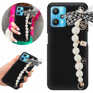 Etui BLINK Matowe Czarne Łańcuszek do REALME 9 PRO