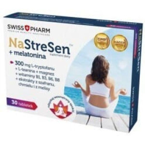 Swiss Pharm NaStreSen + melatonina, tabletki, 30 szt.