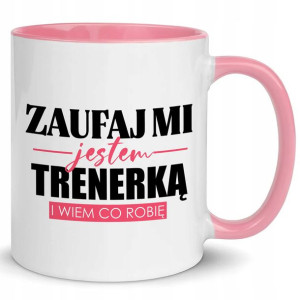 KUBEK 300ml Śmieszny Prezent dla TRENERKI + GRATIS