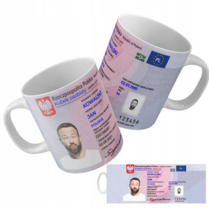 KUBEK 330ml Prezent DOWÓD OSOBISTY Personalizowany