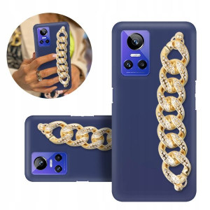 Etui BLINK Matowe Granatowe do REALME GT NEO 3 5G