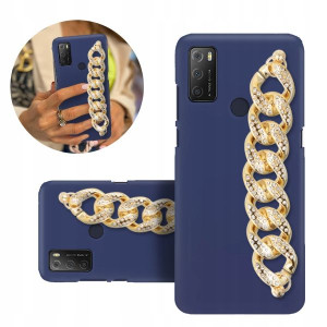 Etui BLINK Matowe Granatowe Top do ALCATEL 3L 2021
