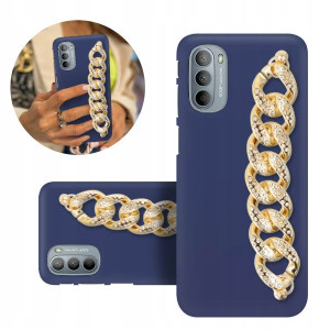 Etui BLINK Matowe Granatowe Top do MOTOROLA G41 4G