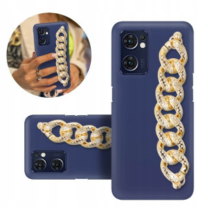 Etui BLINK Matowe Granatowe Top do OPPO RENO 7 5G
