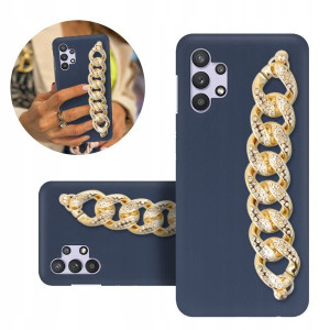 Etui BLINK Matowe Granatowe Top do SAMSUNG M32 5G