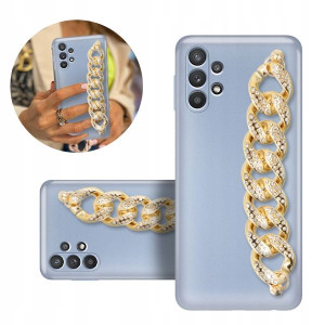 Etui Blink Metalic Niebieski Top Do Samsung M32 5g