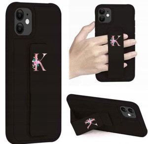 Etui Bracket CZARNY do SAMSUNG A71 Case Top Wzory