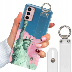 Etui Case + Pasek do MOTOROLA G42 Modne Top Wzory