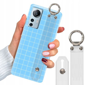 Etui Case + Pasek do XIAOMI 12 LITE W Kratkę Wzory