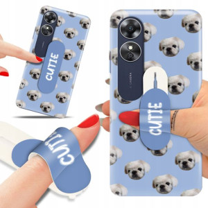 Etui Case + Uchwyt do OPPO A17 Dog Pieski Wzory