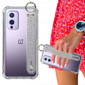 Etui Case ANTISHOCK + Pasek Cyrkonie do ONEPLUS 9