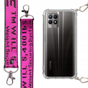 Etui Case ANTISHOCK + SMYCZ FUKSJA do REALME 8i