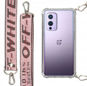 Etui Case Antishock + Smycz Różowa do ONEPLUS 9