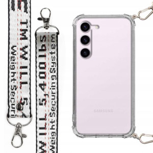 Etui Case Antishock + Smycz Srebrna Do Samsung S23