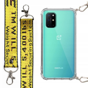 Etui Case Antishock + Smycz Żółta do ONEPLUS 8T