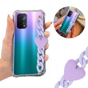 Etui Case Antishock BLINK Łańcuszek do OPPO A54 5G
