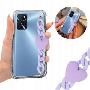 Etui Case Antishock BLINK Łańcuszek do OPPO A54s