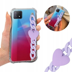 Etui Case Antishock BLINK Łańcuszek do OPPO A72 5G
