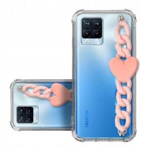 Etui Case Antishock BLINK Łańcuszek do REALME 8