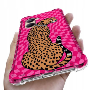 Etui Case ANTISHOCK do REALME C33 Love Pink Wzory