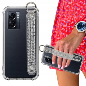 Etui Case ANTISHOCK Pasek Cyrkonie do OPPO A57 5G