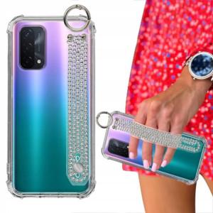 Etui Case ANTISHOCK Pasek Cyrkonie do OPPO A93 5G
