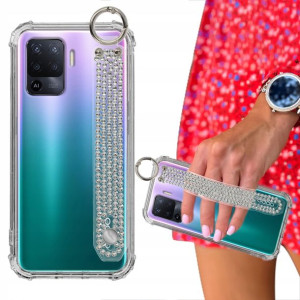 Etui Case ANTISHOCK Pasek Cyrkonie do OPPO A94 4G