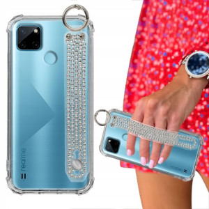 Etui Case ANTISHOCK Pasek Cyrkonie do REALME C21Y