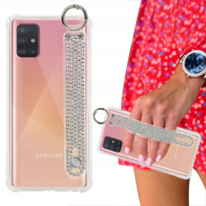 Etui Case ANTISHOCK Pasek Cyrkonie do SAMSUNG A51