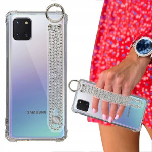 Etui Case ANTISHOCK Pasek Cyrkonie do SAMSUNG A81