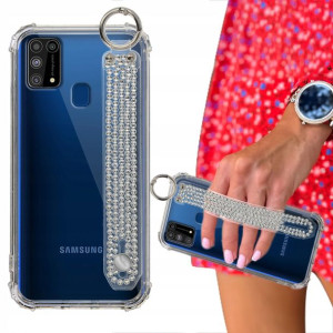 Etui Case ANTISHOCK Pasek Cyrkonie do SAMSUNG M31