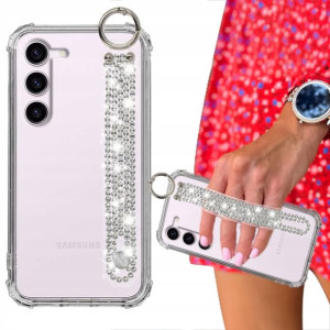 Etui Case ANTISHOCK Pasek Cyrkonie do SAMSUNG S23