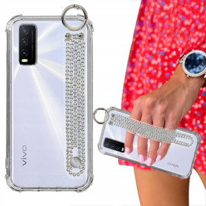 Etui Case ANTISHOCK Pasek Cyrkonie do VIVO Y20i