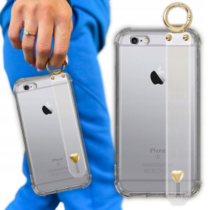 Etui Case Antishock Pasek Serduszko do IPHONE 6