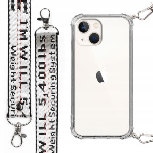 Etui Case Antishock Smycz Biała do IPHONE 13 MINI