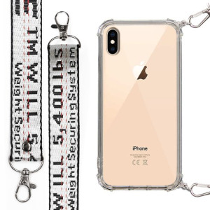 Etui Case Antishock Smycz Biała do IPHONE XS MAX