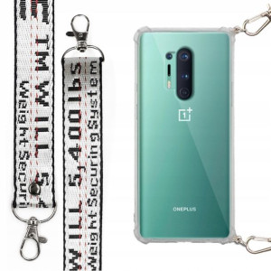 Etui Case Antishock Smycz Biała do ONEPLUS 8 PRO