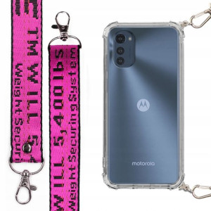 Etui Case ANTISHOCK SMYCZ FUKSJA do MOTOROLA E32s